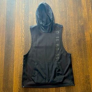 Nike Tech Pack Sleeveless Workout Hoodie Black (BV3296-010) Size Large